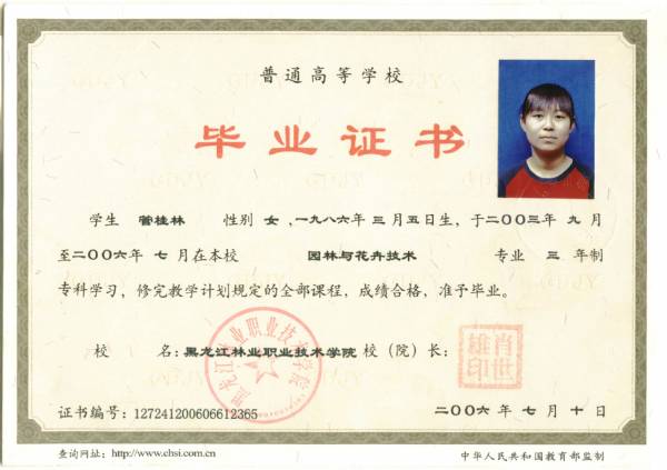 证书一